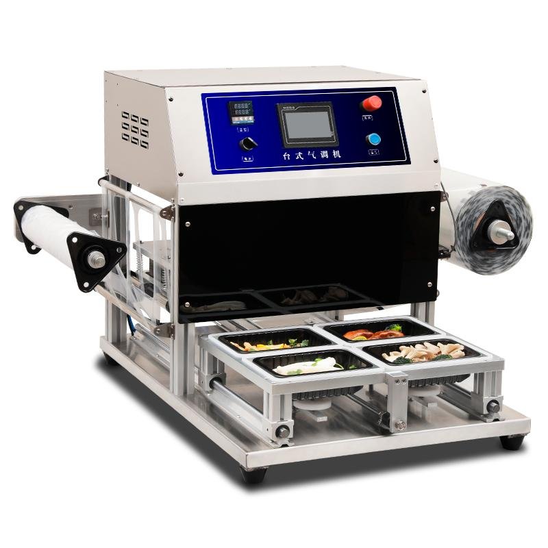 HL37TE 2-4 boxes MAP Tray Sealer with nitrogen gas flushing