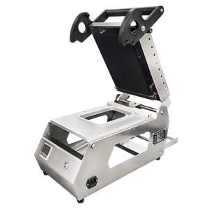 HL1 Manual Tray Sealing Machine with replaceable molds for food packing