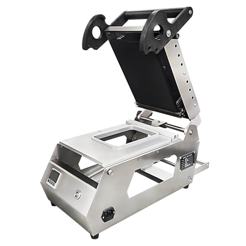 HL1 Manual Tray Sealing Machine with replaceable molds for food packing